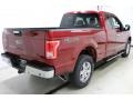 2016 Ruby Red Ford F150 XLT SuperCab 4x4  photo #4