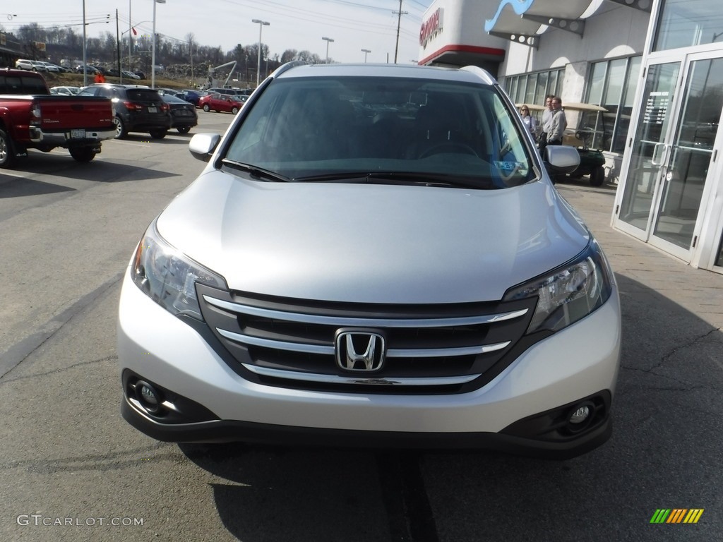 2014 CR-V EX-L AWD - Alabaster Silver Metallic / Black photo #4