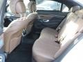 2016 Mercedes-Benz S Nut Brown/Black Interior Rear Seat Photo