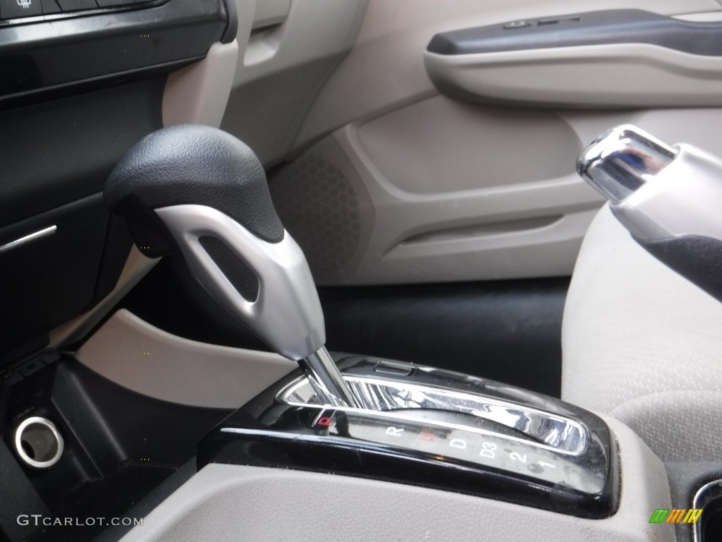 2013 Civic EX Sedan - Urban Titanium Metallic / Beige photo #14