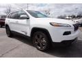 2016 Bright White Jeep Cherokee Latitude  photo #4