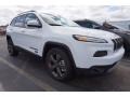 2016 Bright White Jeep Cherokee Latitude  photo #4