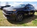 Brilliant Black Crystal Pearl 2016 Jeep Cherokee Latitude