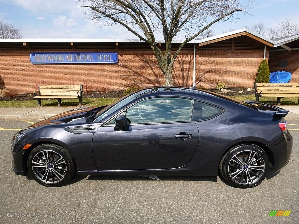 2013 BRZ Limited - Dark Grey Metallic / Black Leather/Alcantara photo #2