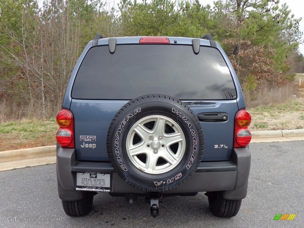 2002 Liberty Sport 4x4 - Steel Blue Pearlcoat / Taupe photo #6