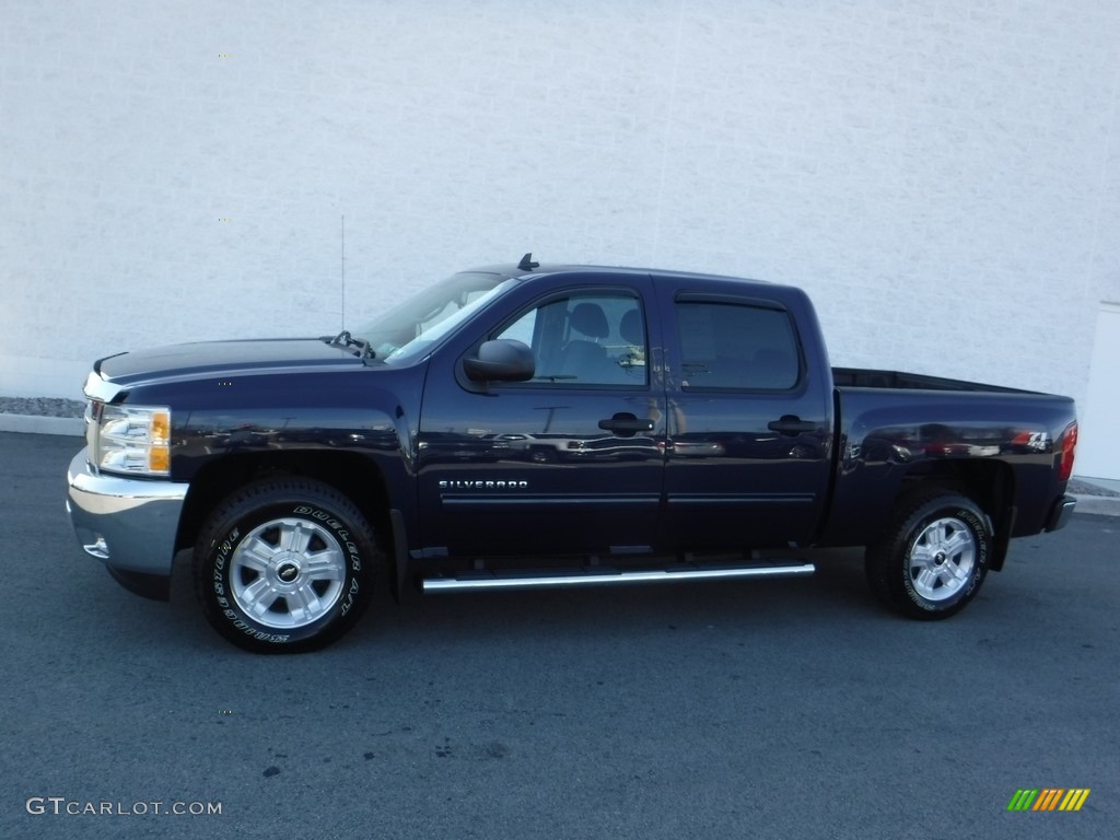 2012 Silverado 1500 LT Crew Cab 4x4 - Imperial Blue Metallic / Ebony photo #2