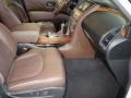 2015 Infiniti QX80 Truffle Brown Interior Front Seat Photo