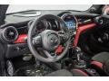 2016 Mini Hardtop JCW Black/Carbon Black/Dinamica w/Red Accent Interior Prime Interior Photo