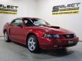 2002 Laser Red Metallic Ford Mustang GT Convertible  photo #3