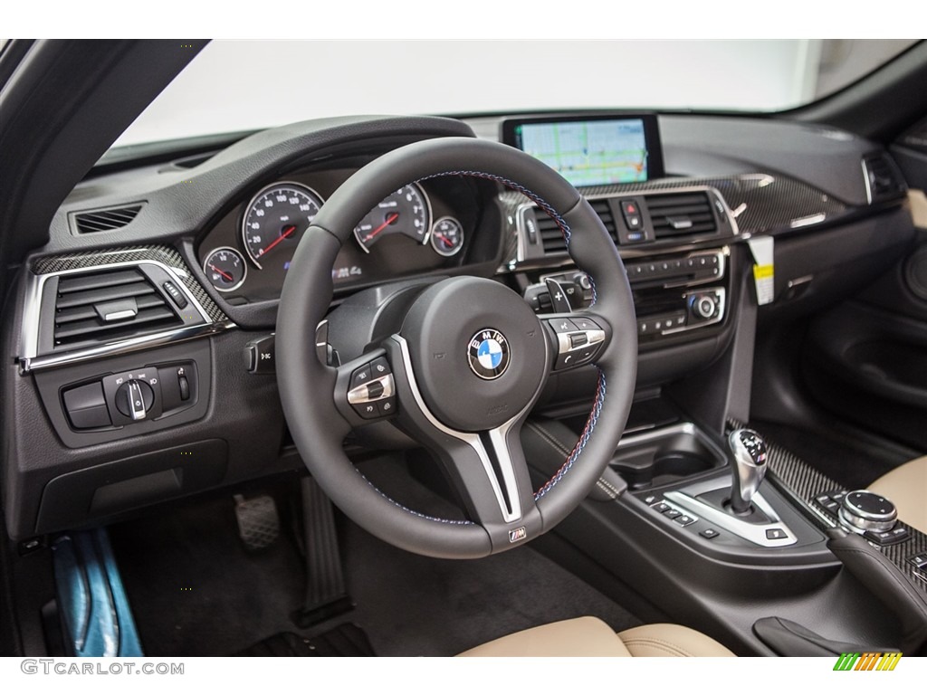 Sonoma Beige Interior 2016 BMW M4 Convertible Photo #111439906