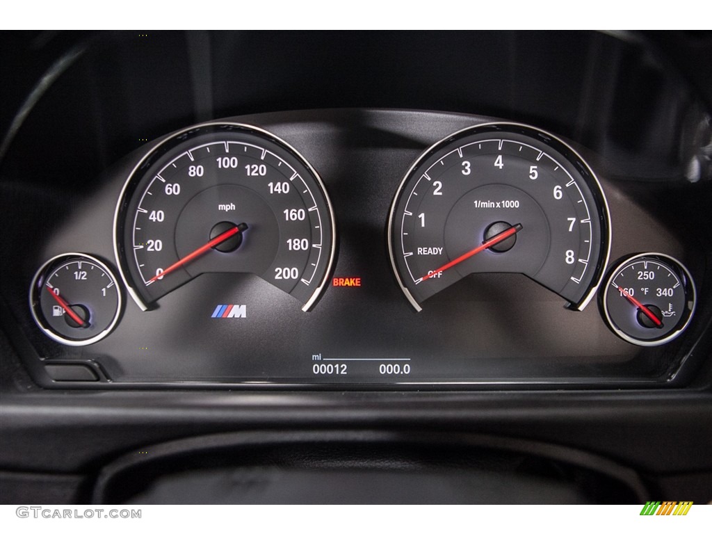 2016 BMW M4 Convertible Gauges Photo #111439969
