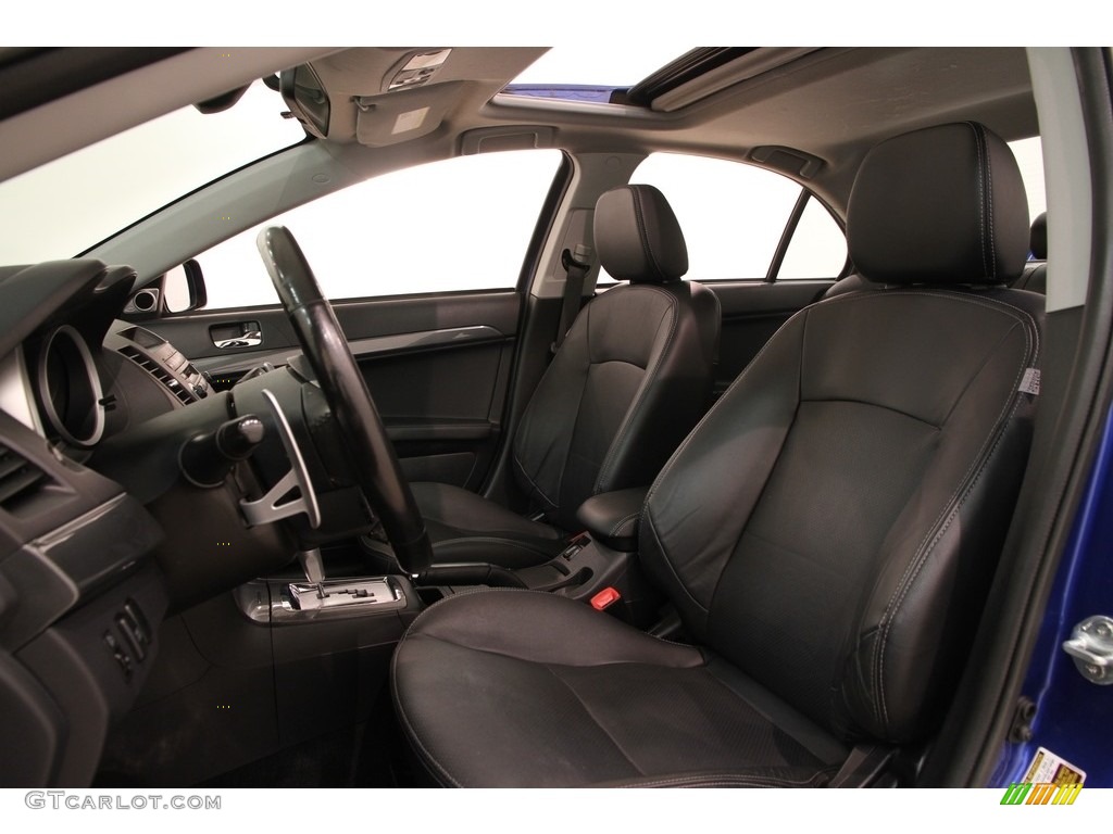 2010 Lancer GTS - Octane Blue Metallic / Black photo #5