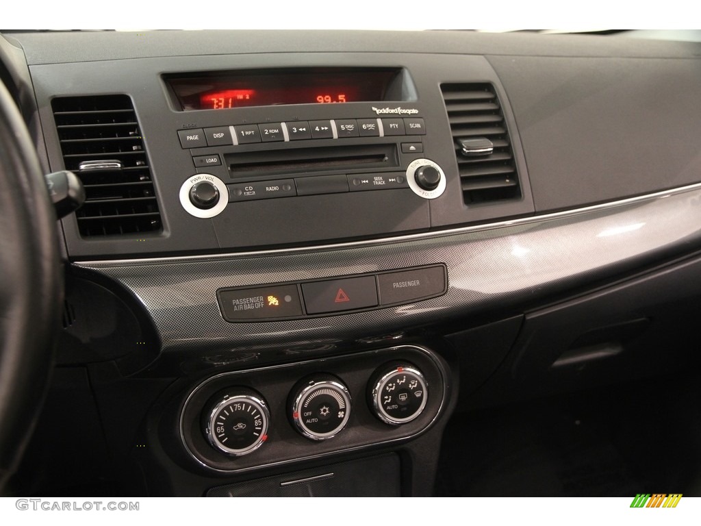 2010 Lancer GTS - Octane Blue Metallic / Black photo #8