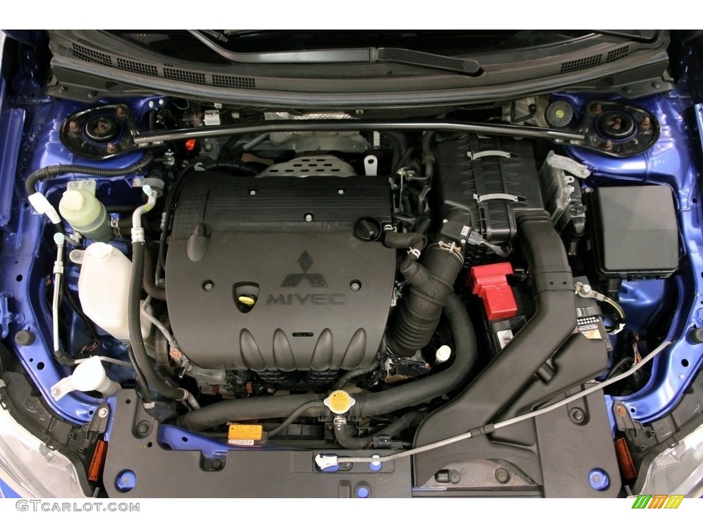 2010 Lancer GTS - Octane Blue Metallic / Black photo #17