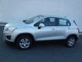 2016 Silver Ice Metallic Chevrolet Trax LS  photo #2