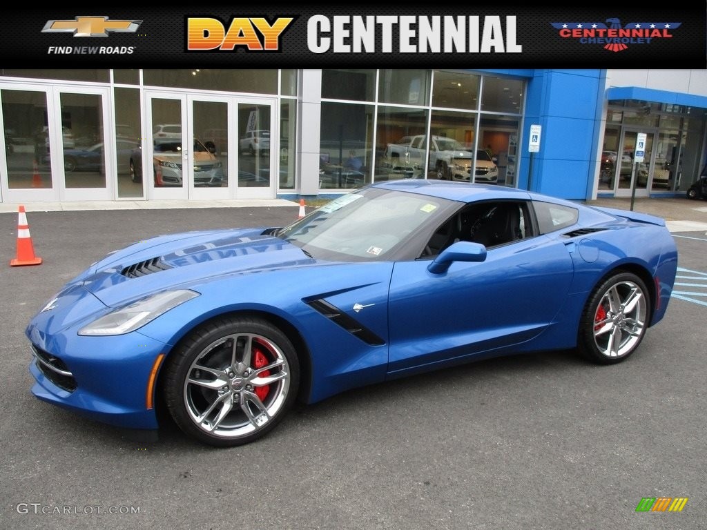 2016 Corvette Stingray Coupe - Laguna Blue Metallic / Jet Black photo #1