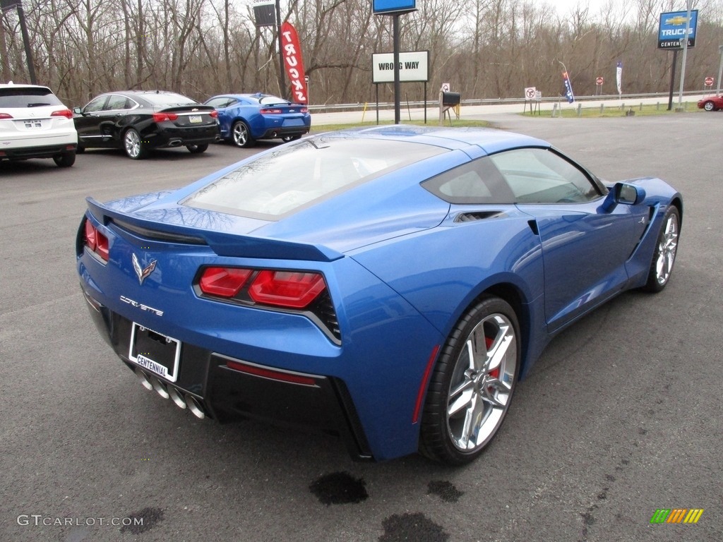 2016 Corvette Stingray Coupe - Laguna Blue Metallic / Jet Black photo #6