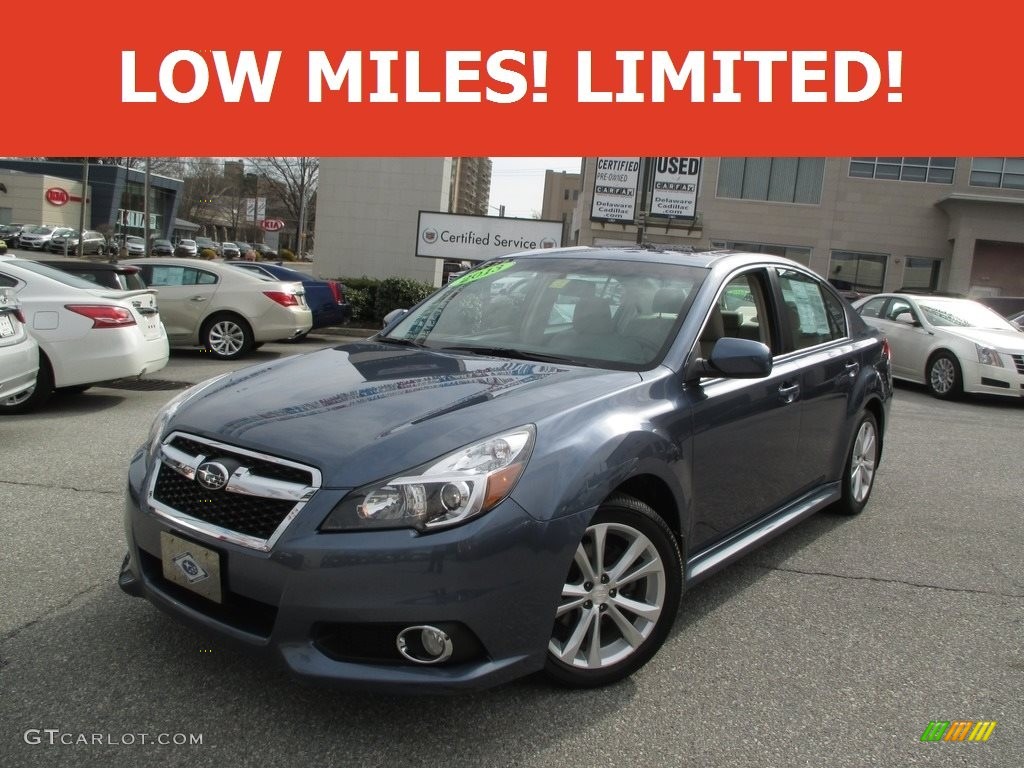 2013 Legacy 2.5i Limited - Twilight Blue Metallic / Warm Ivory Leather photo #1