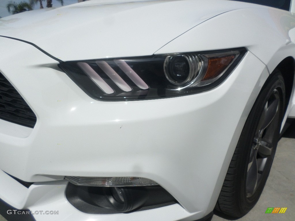 2015 Mustang V6 Convertible - Oxford White / Ebony photo #22