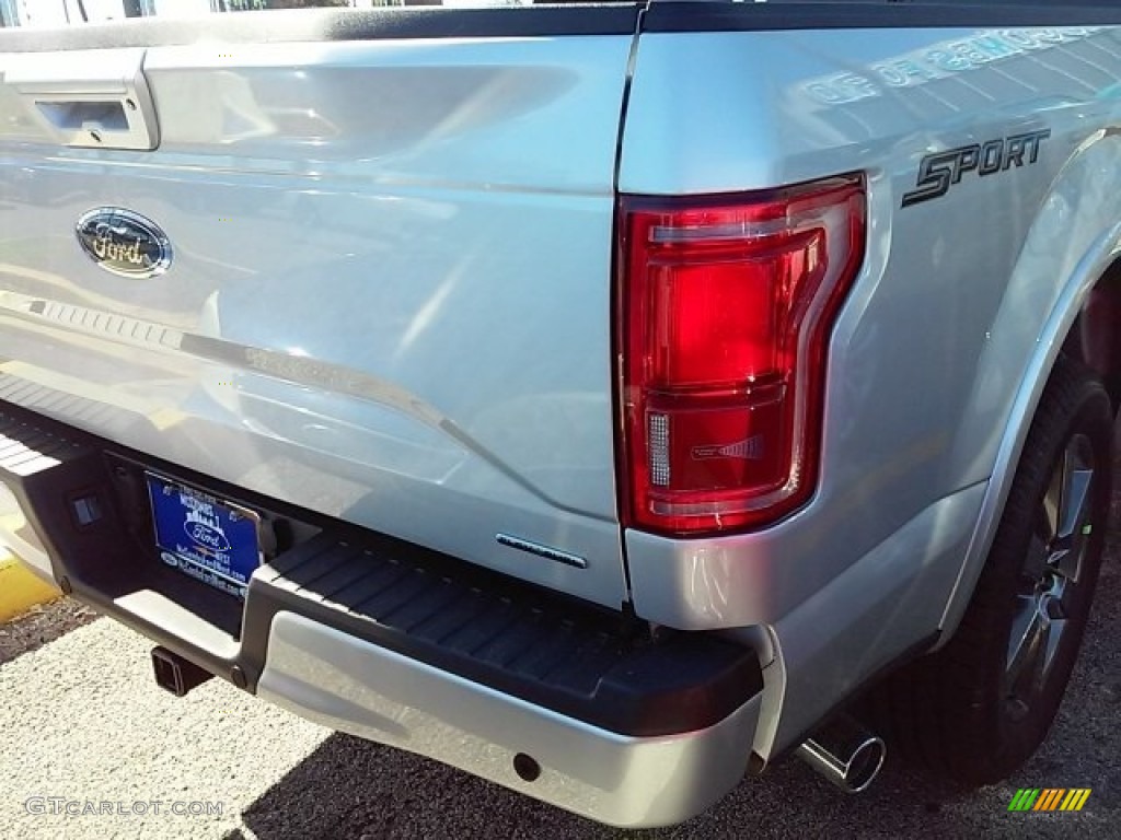 2016 F150 Lariat SuperCrew - Ingot Silver / Black photo #11