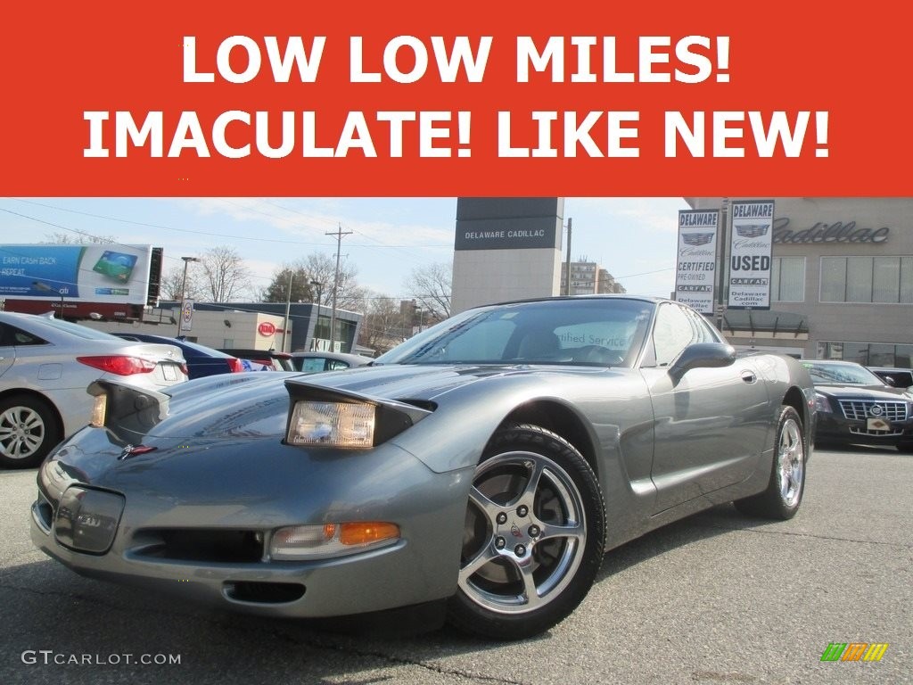 Medium Spiral Gray Metallic Chevrolet Corvette