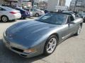 2004 Medium Spiral Gray Metallic Chevrolet Corvette Coupe  photo #2