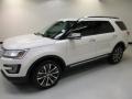 2016 White Platinum Metallic Tri-Coat Ford Explorer Platinum 4WD  photo #5