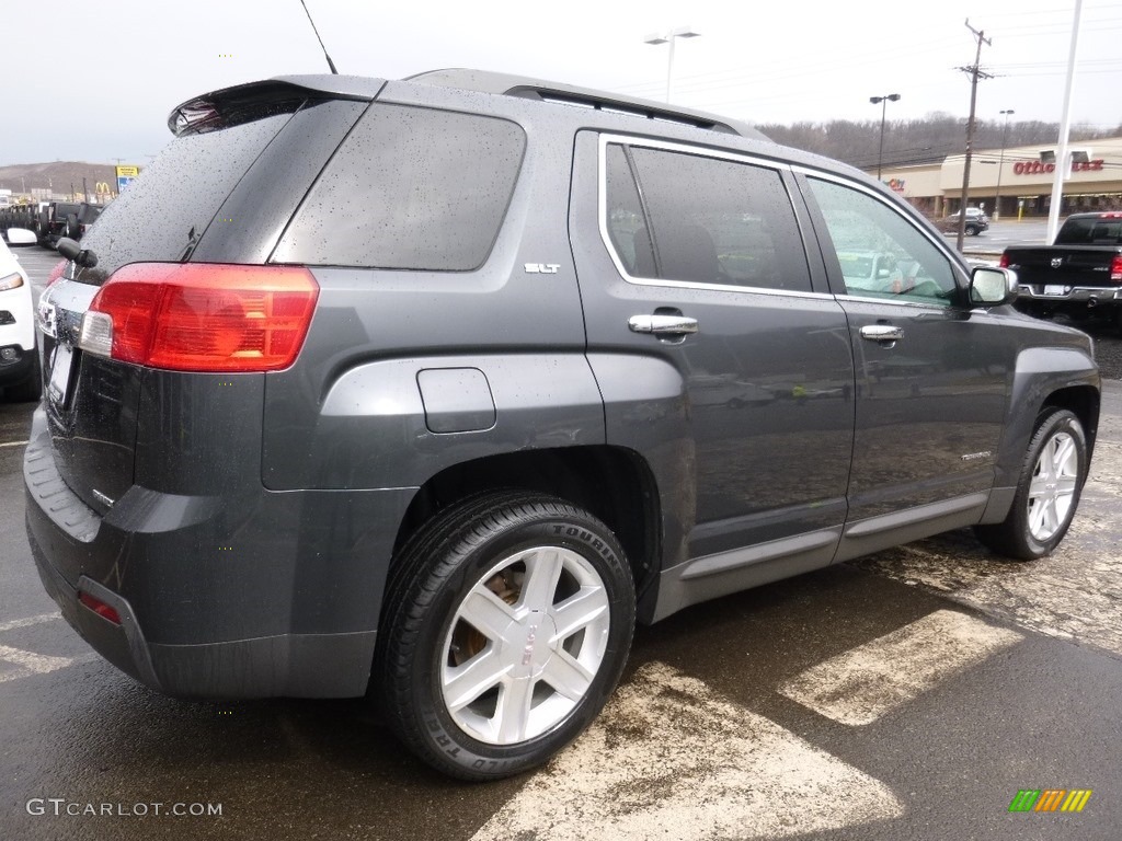 2011 Terrain SLT AWD - Cyber Gray Metallic / Jet Black photo #5