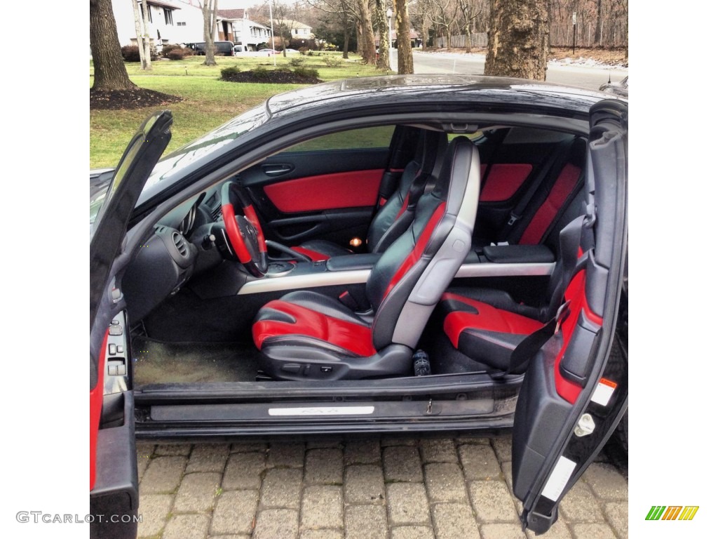 2005 RX-8 Sport - Brilliant Black / Black/Red photo #2