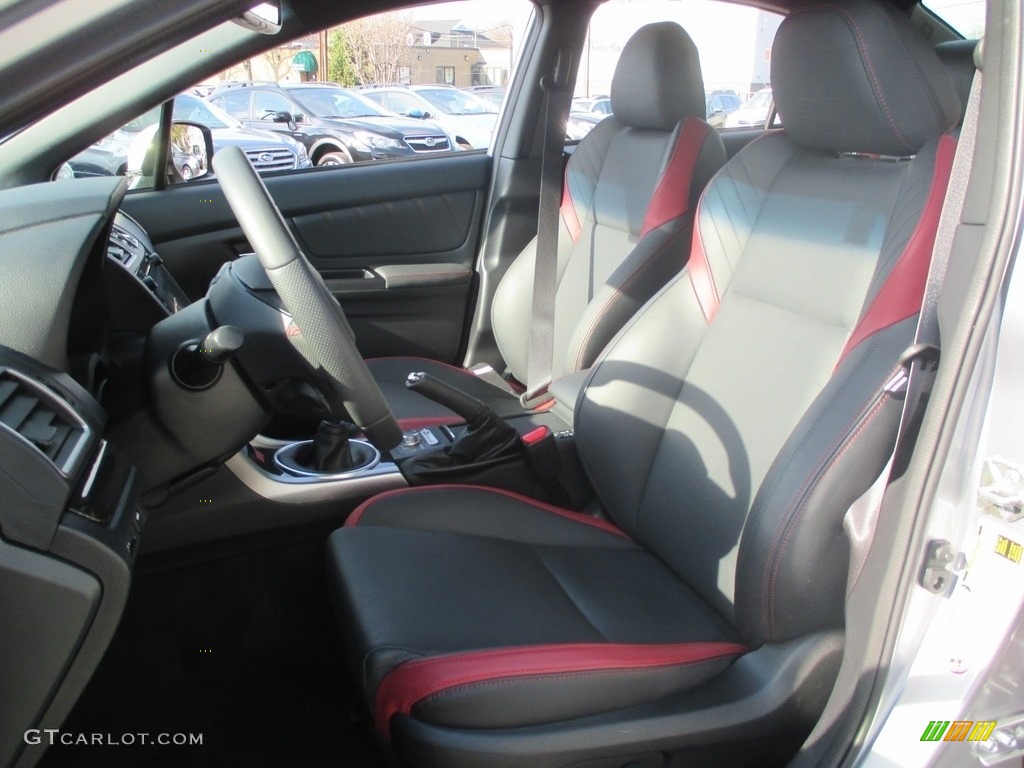 Carbon Black Interior 2016 Subaru WRX STI Limited Photo #111451378
