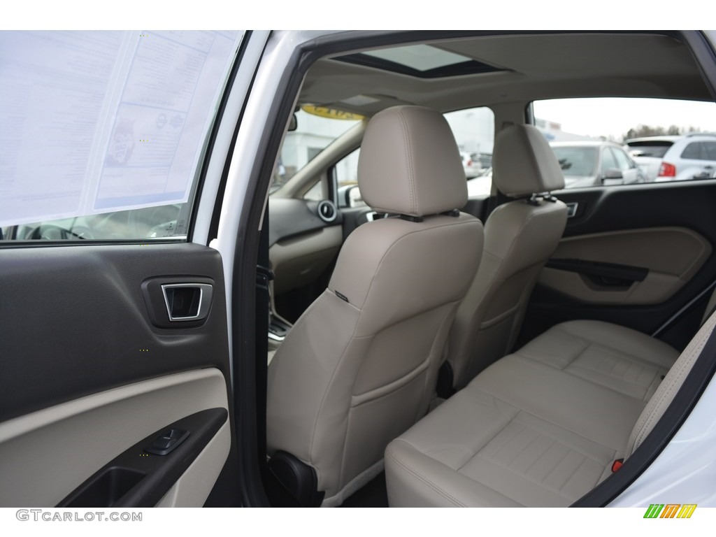 2015 Fiesta Titanium Hatchback - Oxford White / Medium Light Stone photo #12