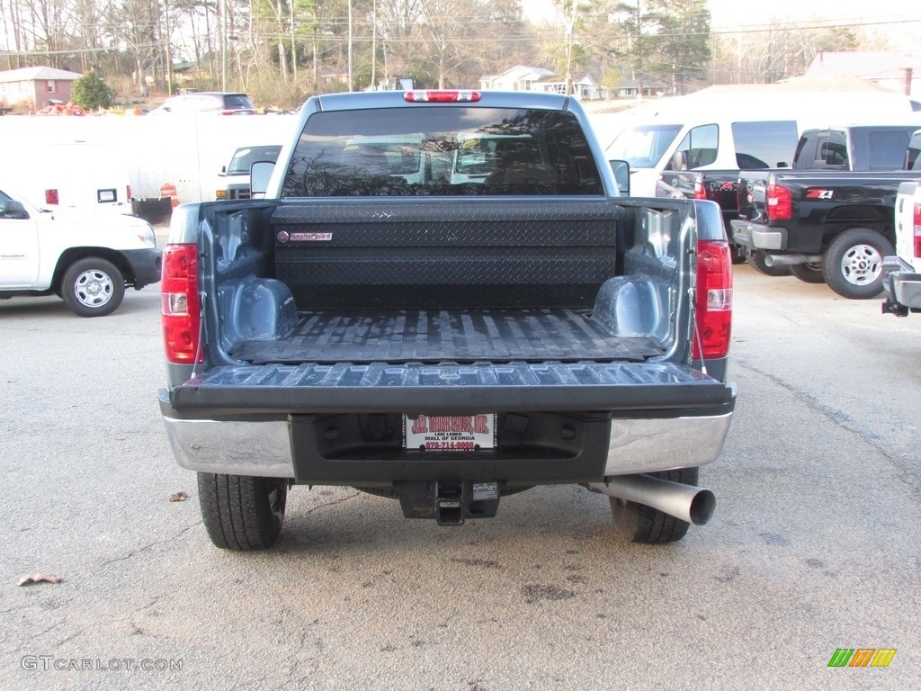 2013 Silverado 2500HD LTZ Crew Cab 4x4 - Blue Granite Metallic / Light Cashmere/Dark Cashmere photo #8