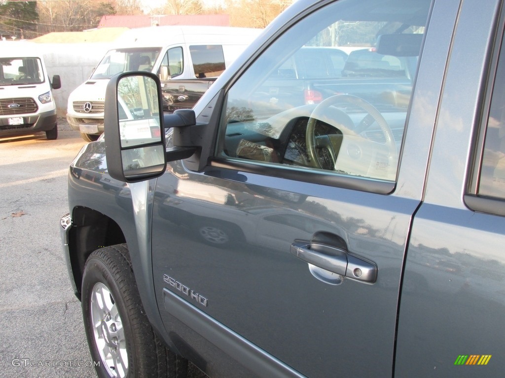 2013 Silverado 2500HD LTZ Crew Cab 4x4 - Blue Granite Metallic / Light Cashmere/Dark Cashmere photo #19