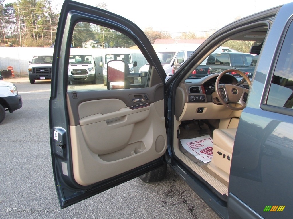 2013 Silverado 2500HD LTZ Crew Cab 4x4 - Blue Granite Metallic / Light Cashmere/Dark Cashmere photo #20