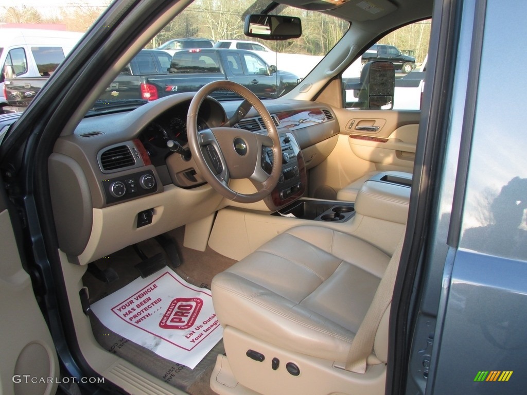 2013 Silverado 2500HD LTZ Crew Cab 4x4 - Blue Granite Metallic / Light Cashmere/Dark Cashmere photo #22