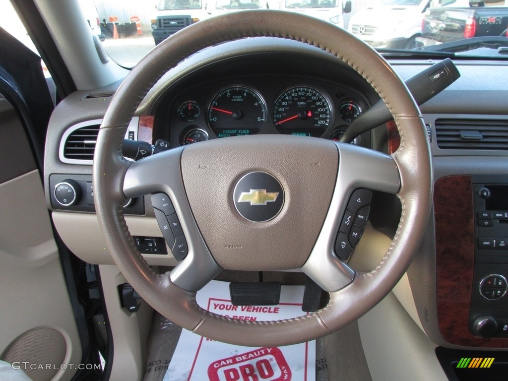 2013 Silverado 2500HD LTZ Crew Cab 4x4 - Blue Granite Metallic / Light Cashmere/Dark Cashmere photo #23