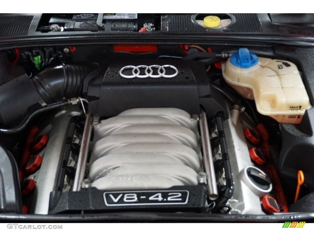 2004 S4 4.2 quattro Sedan - Brilliant Red / Black/Blue photo #52