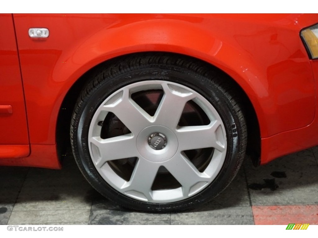 2004 S4 4.2 quattro Sedan - Brilliant Red / Black/Blue photo #62