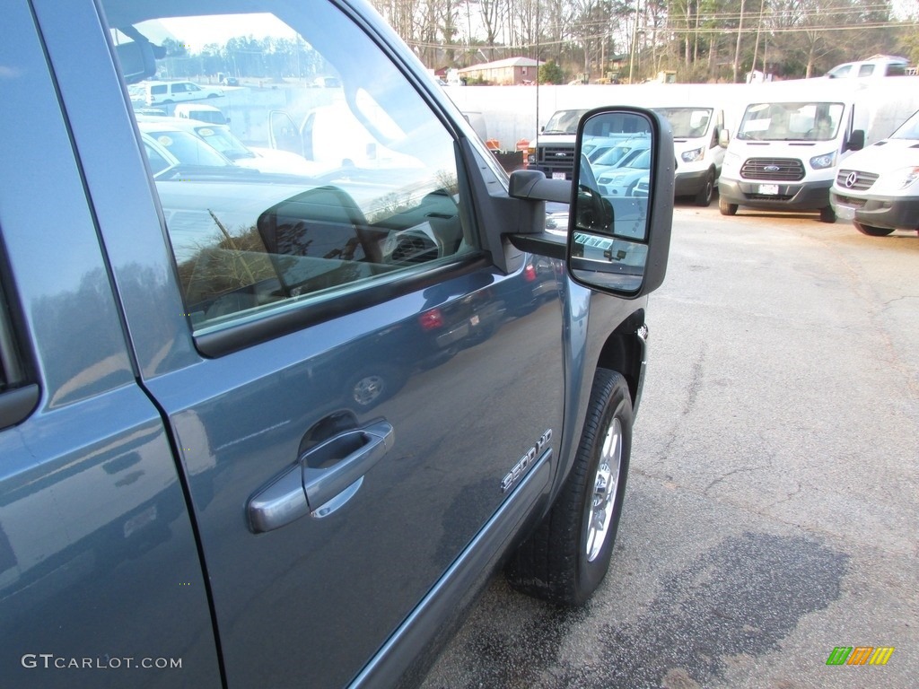 2013 Silverado 2500HD LTZ Crew Cab 4x4 - Blue Granite Metallic / Light Cashmere/Dark Cashmere photo #36