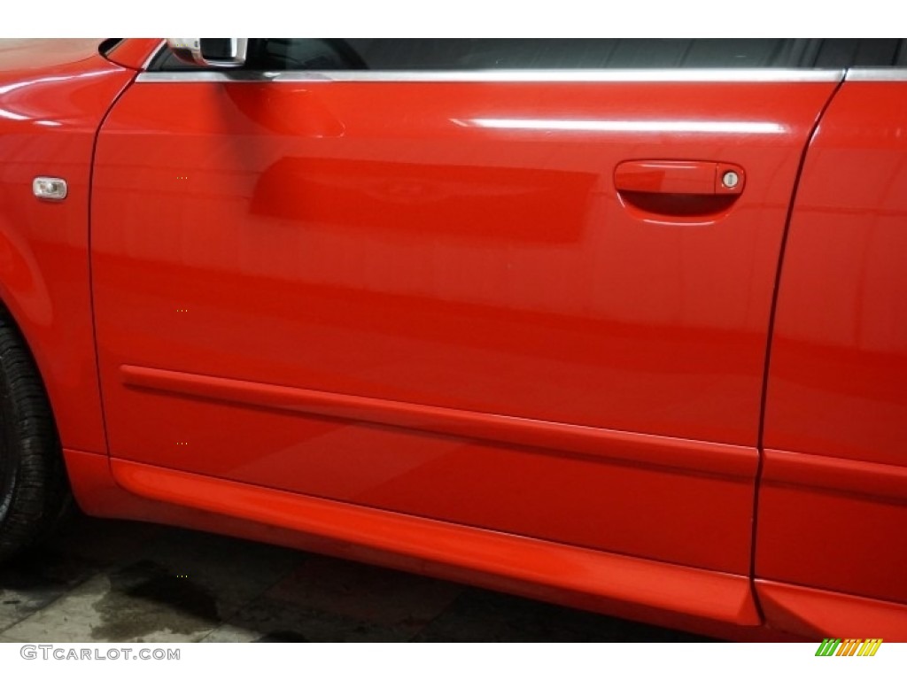 2004 S4 4.2 quattro Sedan - Brilliant Red / Black/Blue photo #82