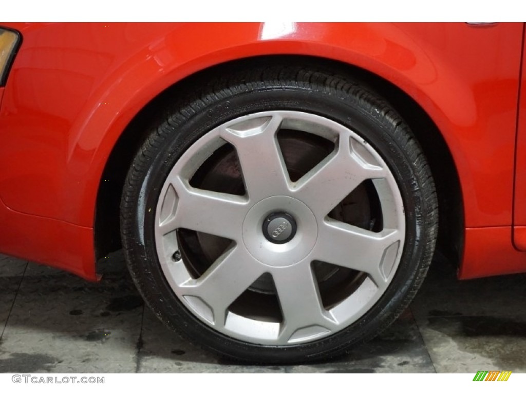 2004 S4 4.2 quattro Sedan - Brilliant Red / Black/Blue photo #86