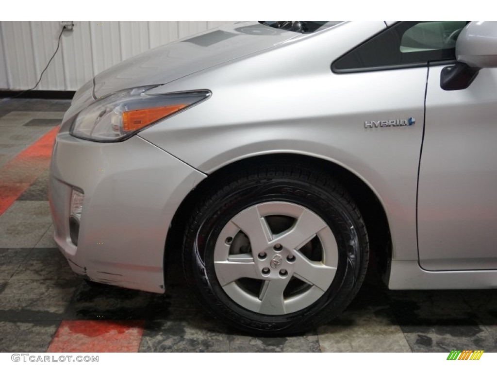 2010 Prius Hybrid IV - Classic Silver Metallic / Misty Gray photo #80