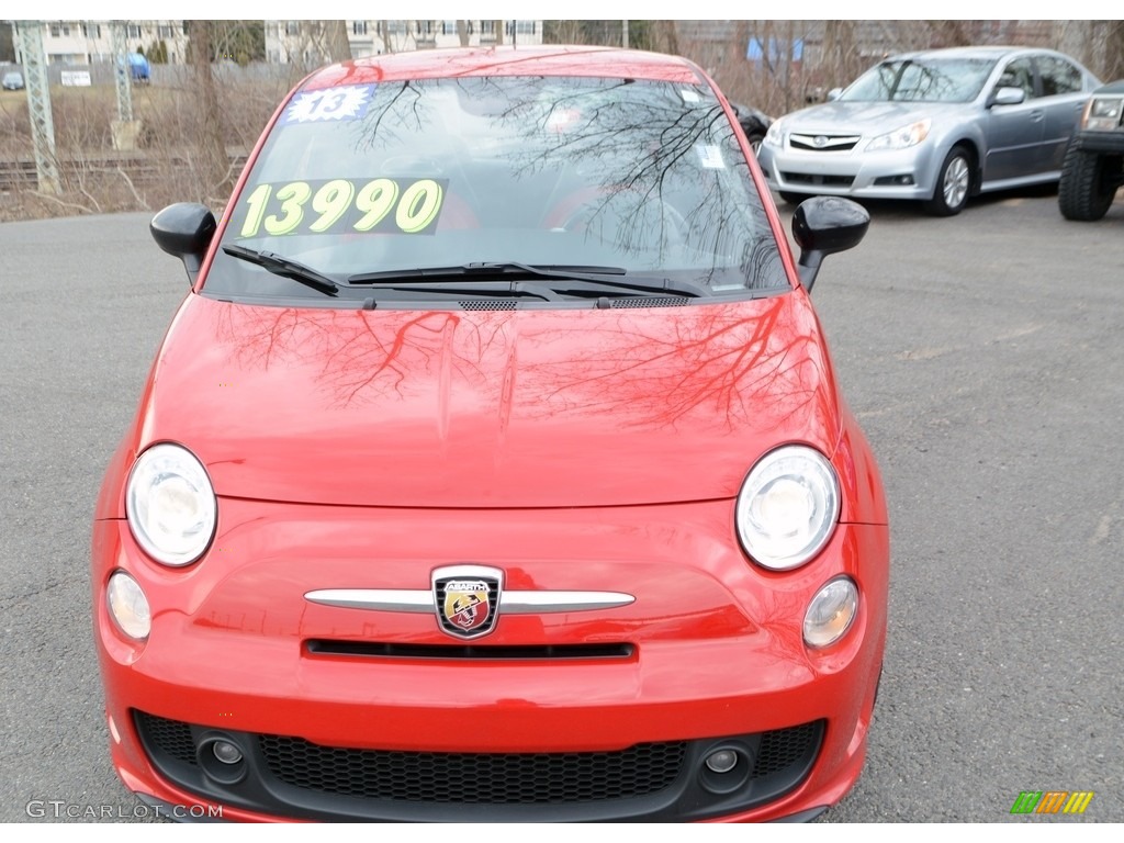 2013 500 Abarth - Rosso (Red) / Abarth Nero/Rosso/Nero (Black/Red/Black) photo #2