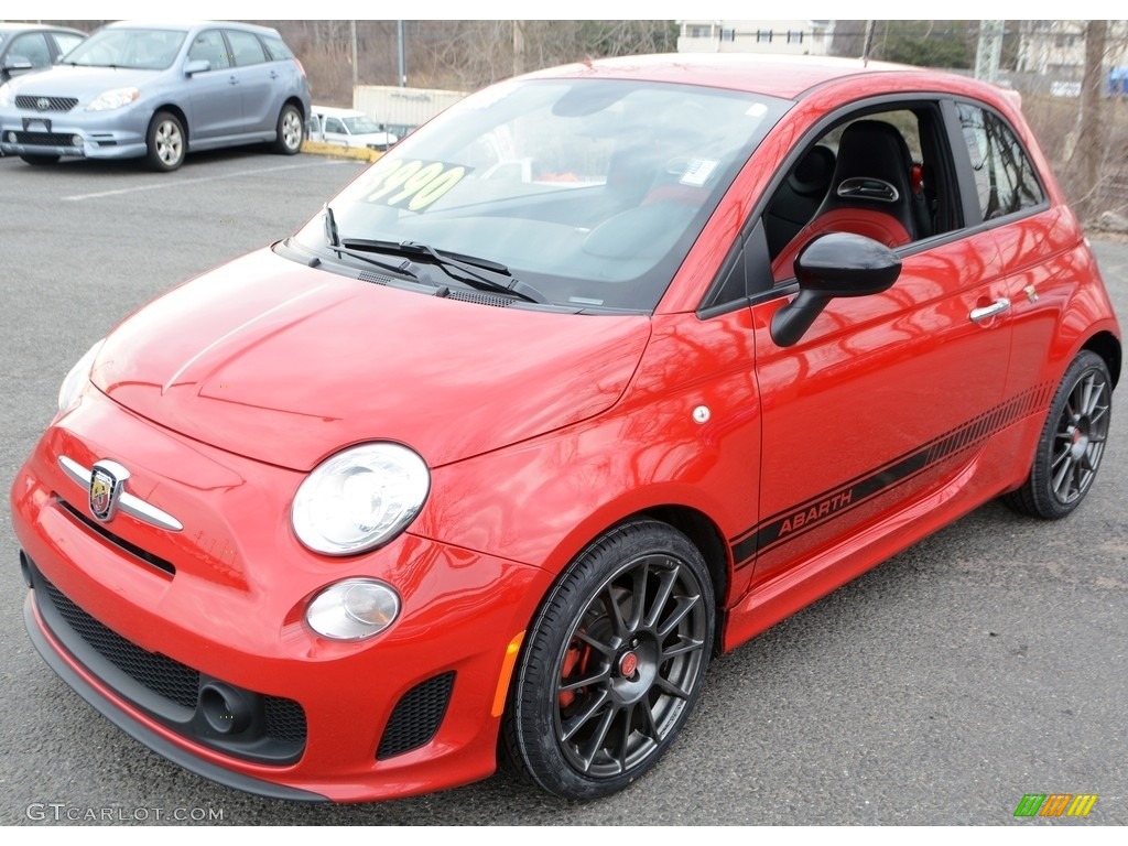 2013 500 Abarth - Rosso (Red) / Abarth Nero/Rosso/Nero (Black/Red/Black) photo #3