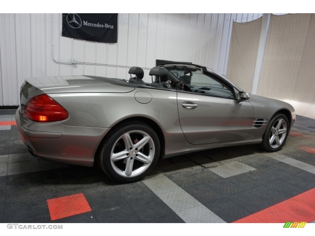 2004 SL 500 Roadster - Desert Silver Metallic / Ash photo #7