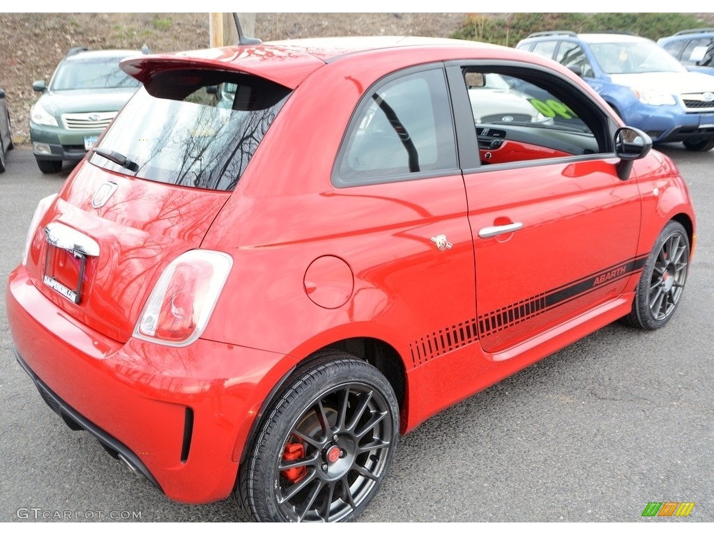 2013 500 Abarth - Rosso (Red) / Abarth Nero/Rosso/Nero (Black/Red/Black) photo #6