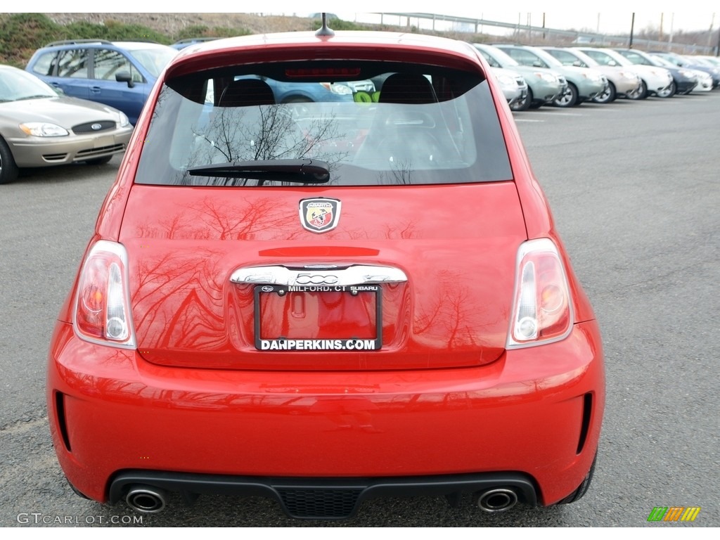 2013 500 Abarth - Rosso (Red) / Abarth Nero/Rosso/Nero (Black/Red/Black) photo #7