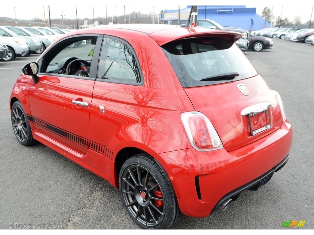 2013 500 Abarth - Rosso (Red) / Abarth Nero/Rosso/Nero (Black/Red/Black) photo #10