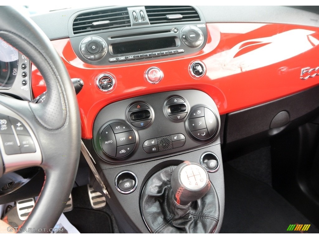 2013 500 Abarth - Rosso (Red) / Abarth Nero/Rosso/Nero (Black/Red/Black) photo #12