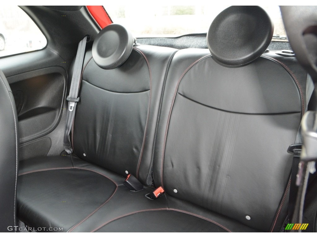 2013 500 Abarth - Rosso (Red) / Abarth Nero/Rosso/Nero (Black/Red/Black) photo #16